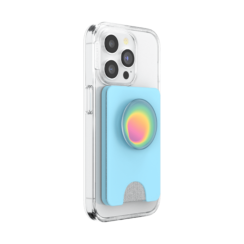 Butterfly Pea Blue Boca Aura — MagSafe PopWallet+ - US 28142