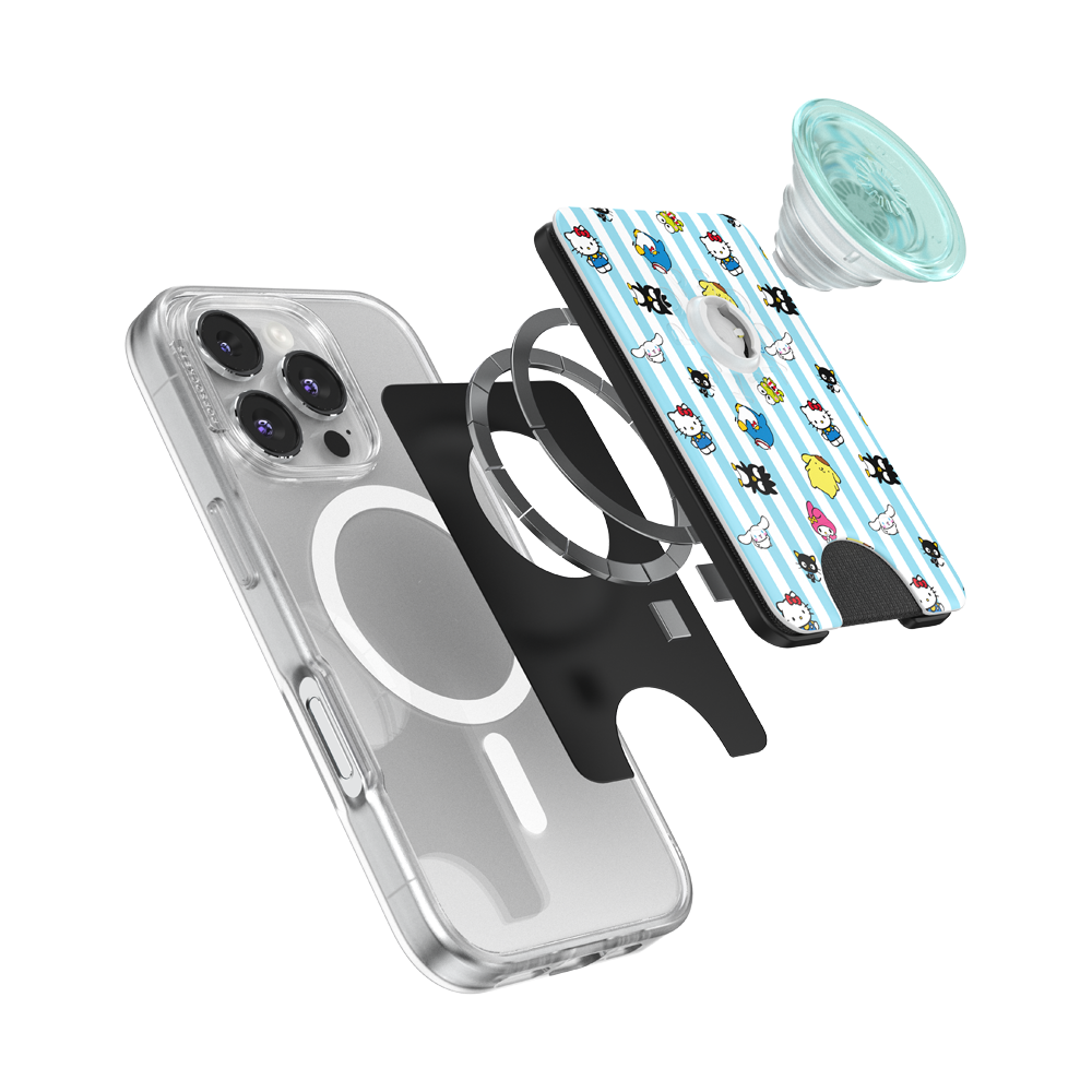 Hello Kitty and Friends Stripe —  MagSafe PopWallet+ - US 51448