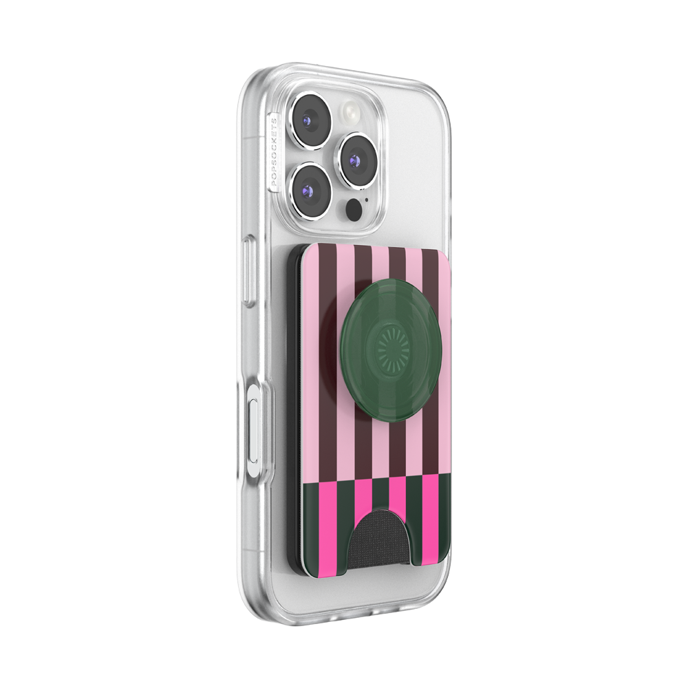 Pop of Pink Stripe — MagSafe PopWallet+ - US 05534