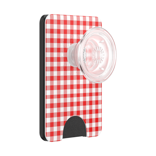 Red Gingham — MagSafe PopWallet+ - US 65005