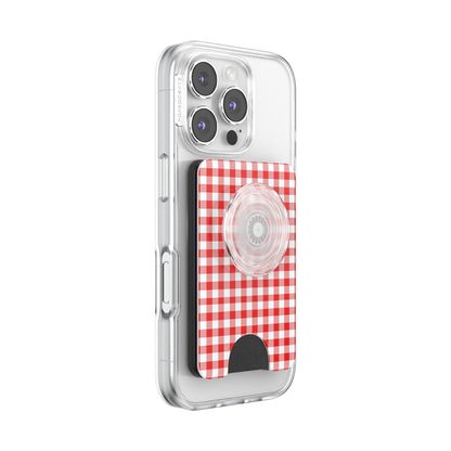 Red Gingham — MagSafe PopWallet+ - US 04765