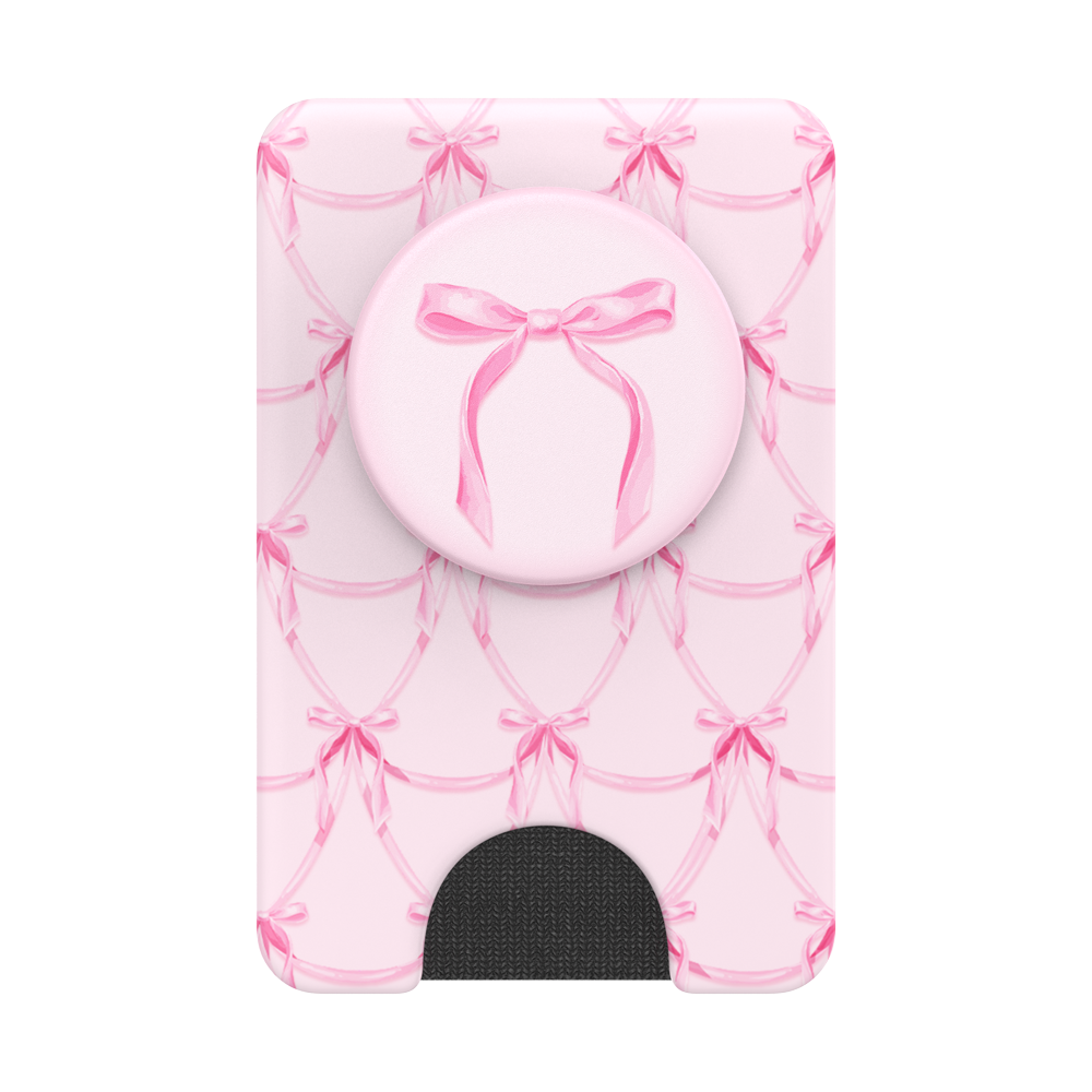 Satin Bow Blush — MagSafe PopWallet+ - US 30061