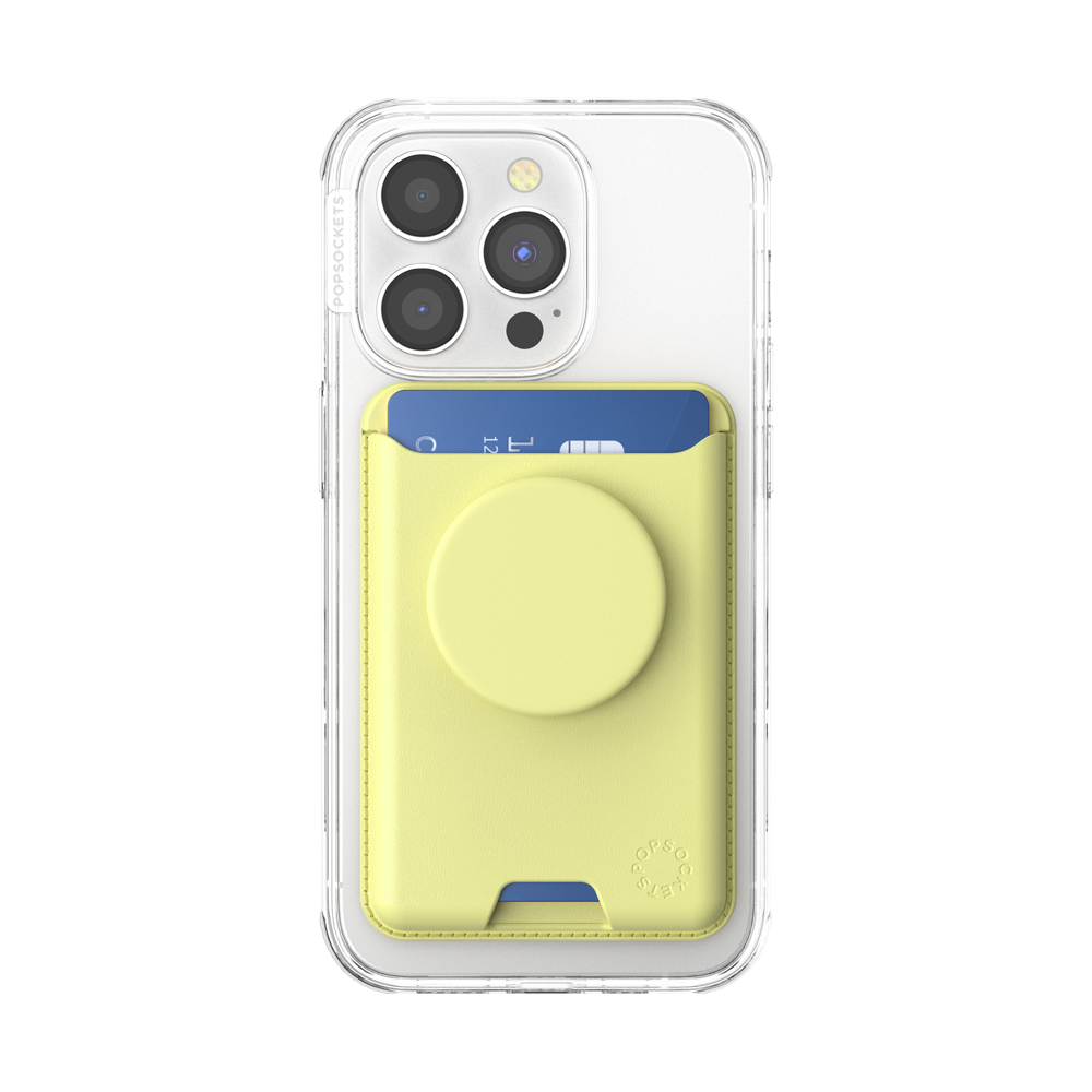 Butter Yellow — Softgoods MagSafe PopWallet+ - US 05585