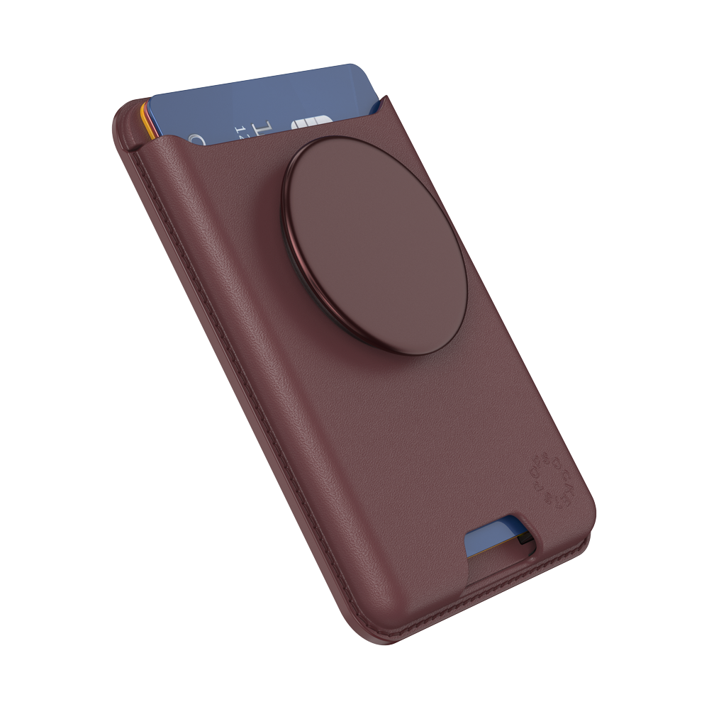 Aluminum Oxblood — Softgoods MagSafe PopWallet+ - US 24881