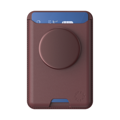 Aluminum Oxblood — Softgoods MagSafe PopWallet+ - US 26782