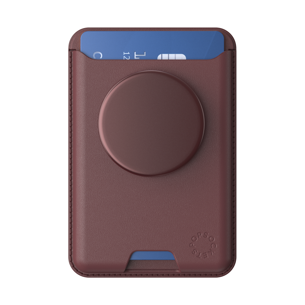 Aluminum Oxblood — Softgoods MagSafe PopWallet+ - US 50509