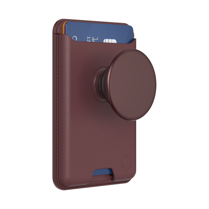 Aluminum Oxblood — Softgoods MagSafe PopWallet+ - US 50509