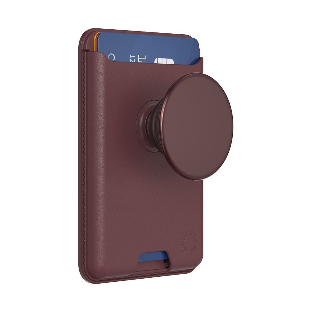 Aluminum Oxblood — Softgoods MagSafe PopWallet+ - US 87017
