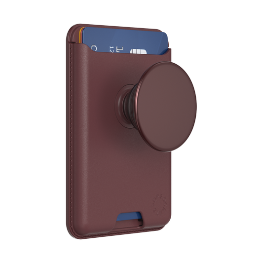 Aluminum Oxblood — Softgoods MagSafe PopWallet+ - US 22666