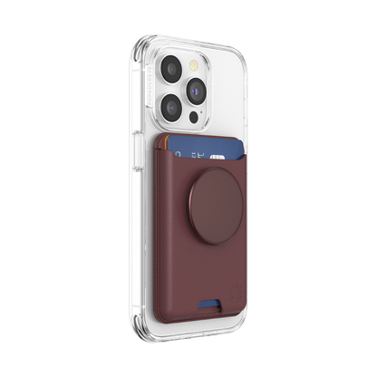 Aluminum Oxblood — Softgoods MagSafe PopWallet+ - US 22666
