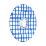Gingham Blue —  MagSafe Round Base - US 10599