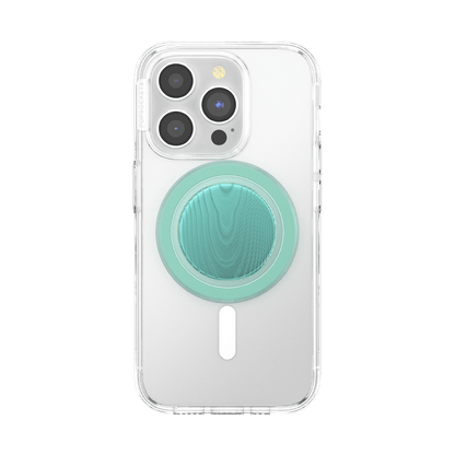 Aluminum Moire Turquoise — MagSafe PopGrip - US 14236