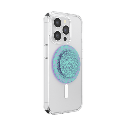 Crackle Reef Printed Sugar Plum — MagSafe PopGrip - US 55146