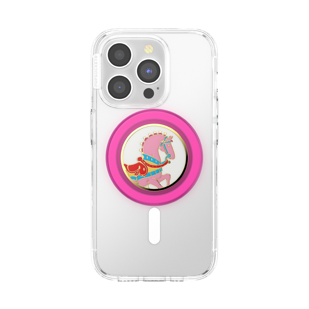 Enamel Carousel Pony — MagSafe PopGrip - US 40885