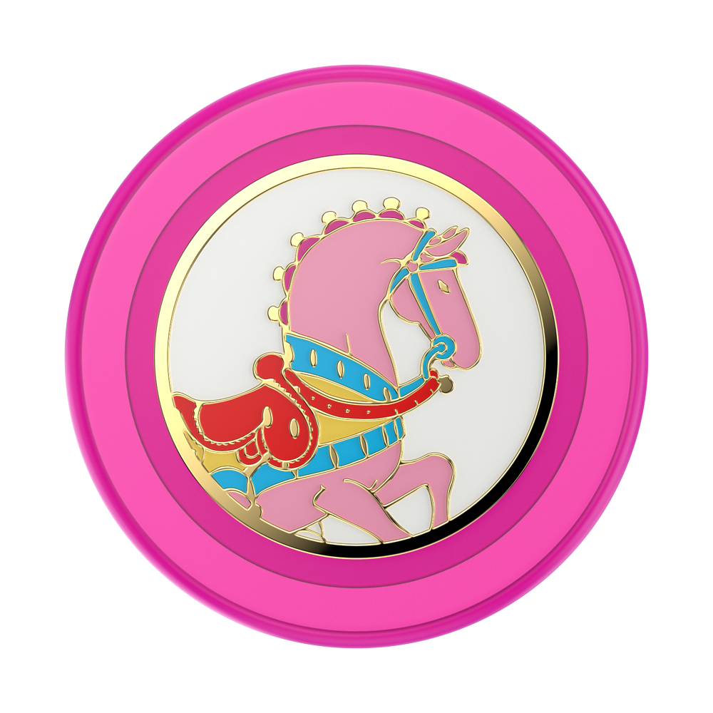 Enamel Carousel Pony — MagSafe PopGrip - US 09224