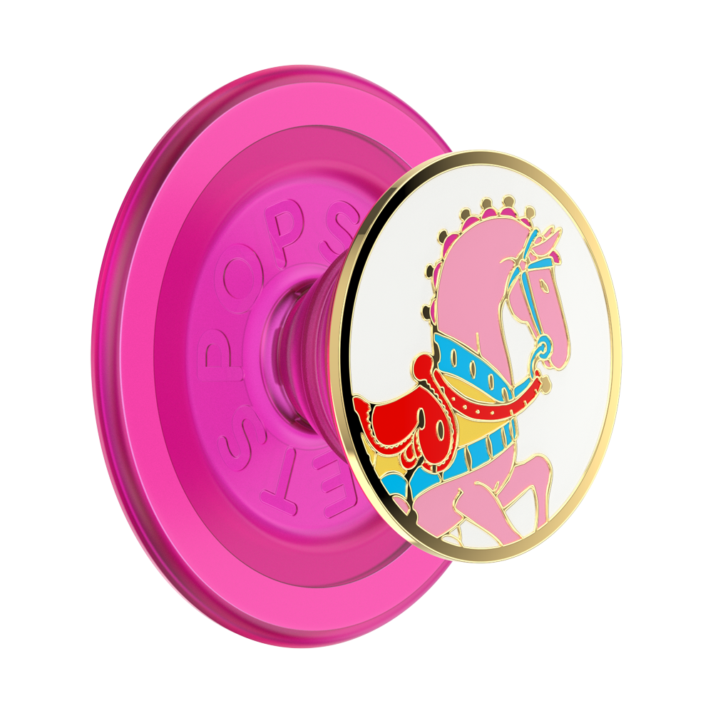 Enamel Carousel Pony — MagSafe PopGrip - US 40885
