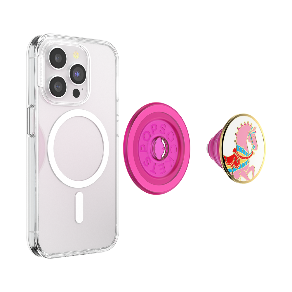 Enamel Carousel Pony — MagSafe PopGrip - US 46261
