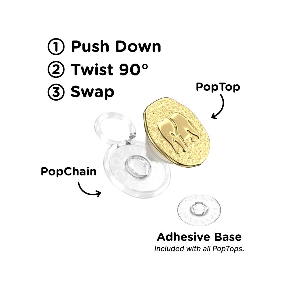 Enamel Elephant Token — PopTop - US 99192