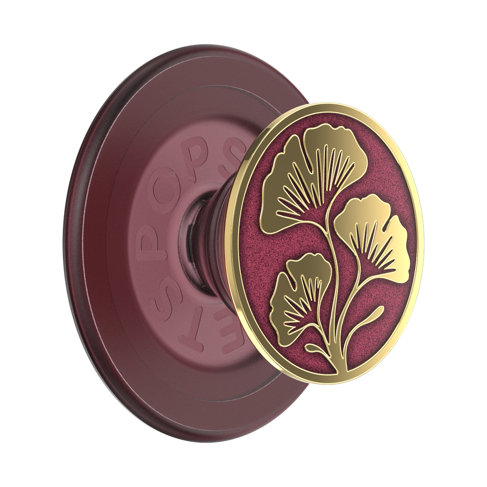Enamel Ginkgo Oxblood — MagSafe PopGrip - US 33880