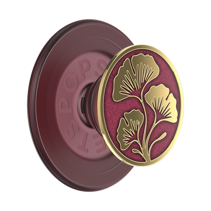 Enamel Ginkgo Oxblood — MagSafe PopGrip - US 33880