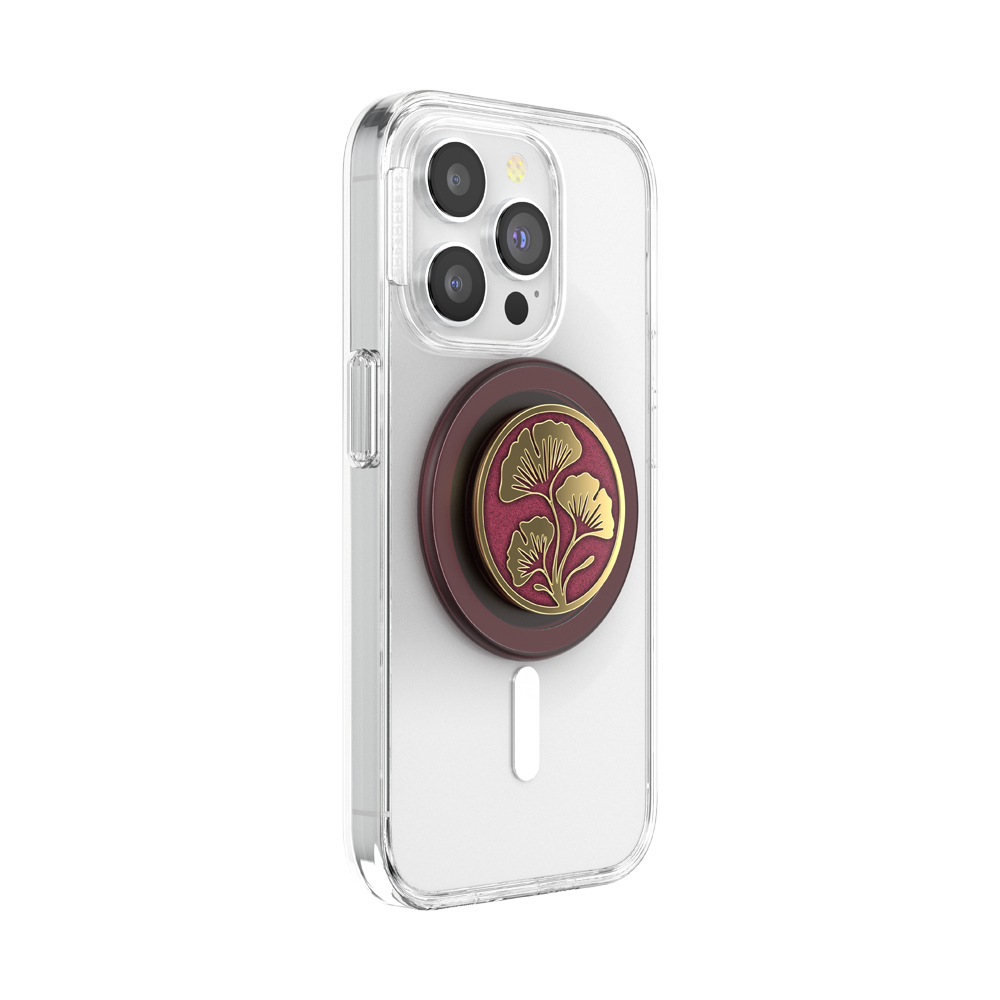 Enamel Ginkgo Oxblood — MagSafe PopGrip - US 34043