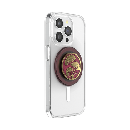 Enamel Ginkgo Oxblood — MagSafe PopGrip - US 13365