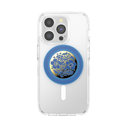 Enamel Lace Blue Vermeer — MagSafe PopGrip - US 73068
