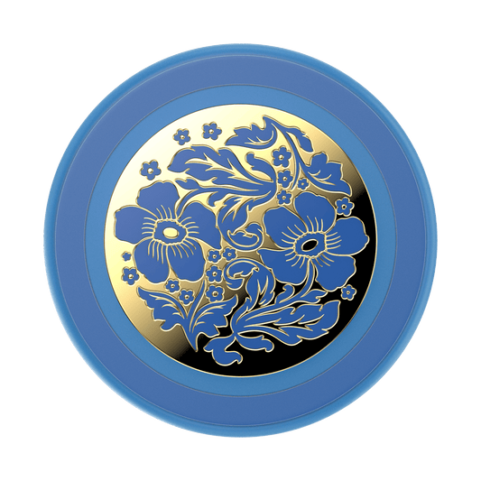Enamel Lace Blue Vermeer — MagSafe PopGrip - US 09420
