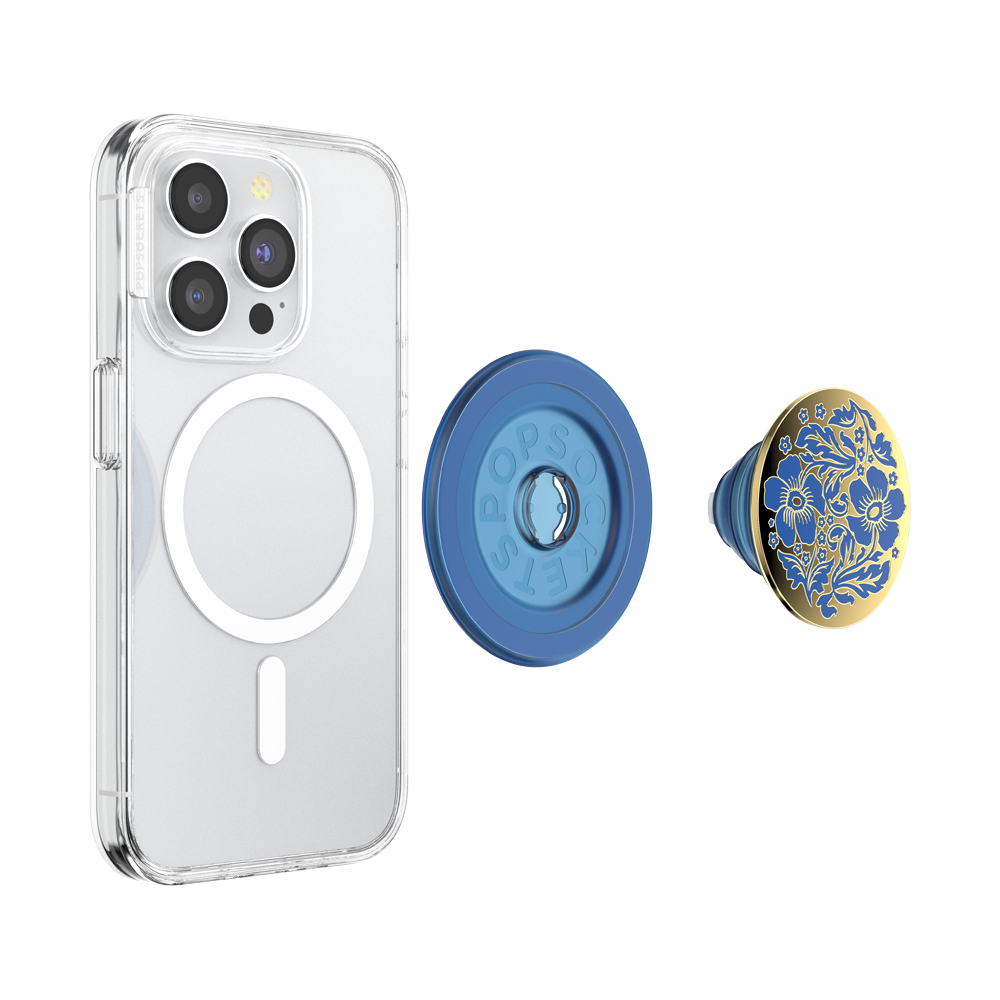 Enamel Lace Blue Vermeer — MagSafe PopGrip - US 09420
