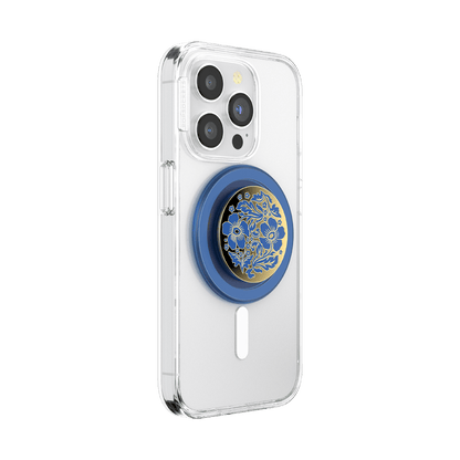Enamel Lace Blue Vermeer — MagSafe PopGrip - US 00077