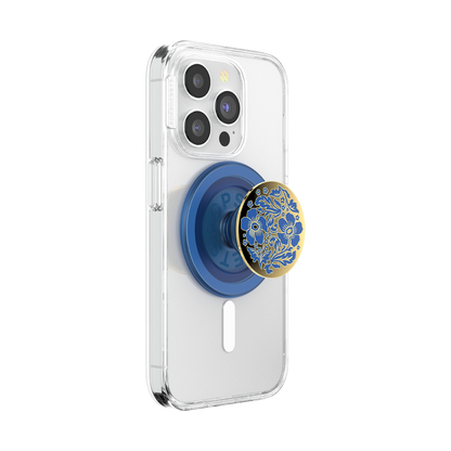 Enamel Lace Blue Vermeer — MagSafe PopGrip - US 00077