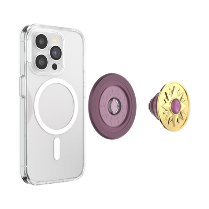 Enamel Sun Jewel Mauve — MagSafe PopGrip - US 43177