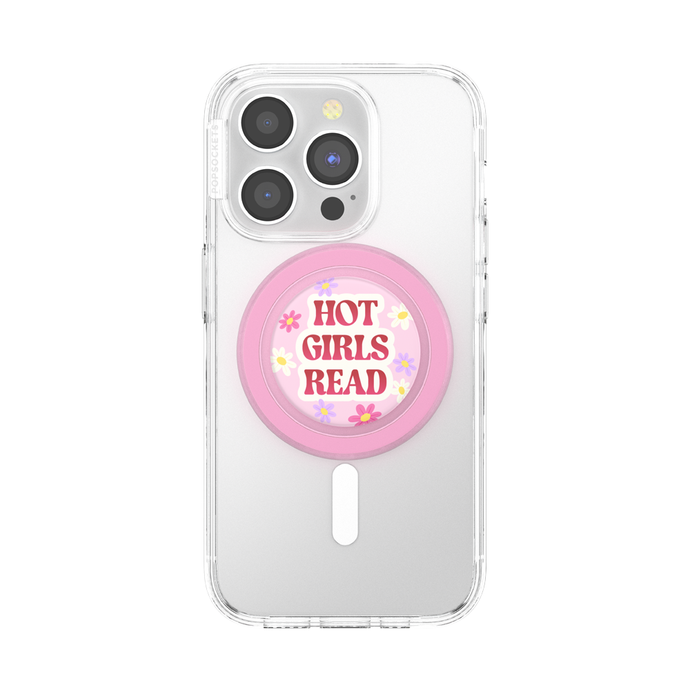 Hot Girls Read Pink — MagSafe PopGrip - US 76170