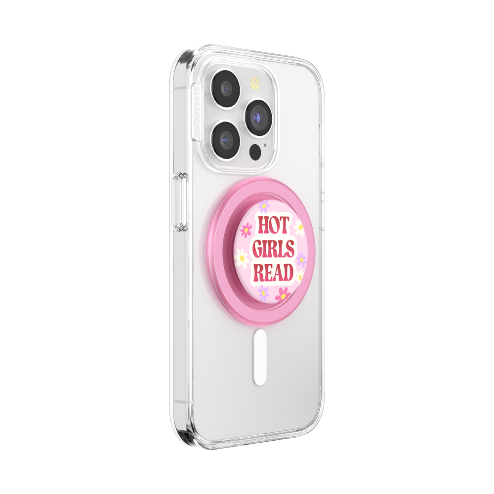 Hot Girls Read Pink — MagSafe PopGrip - US 24311