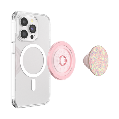 Iridescent Confetti Rose — MagSafe PopGrip - US 31651