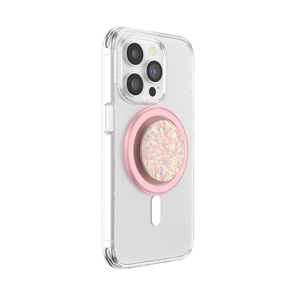 Iridescent Confetti Rose — MagSafe PopGrip - US 02481