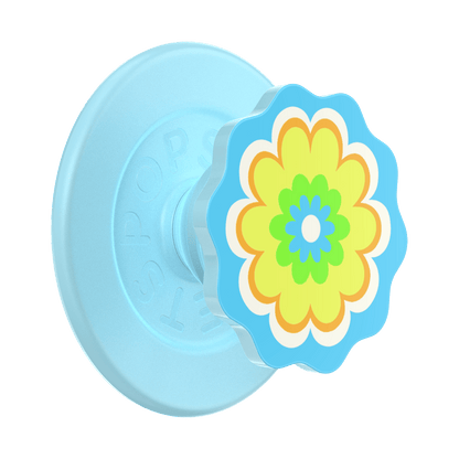 Molded Flower Kaleidoscope Blue — MagSafe PopGrip - US 92219