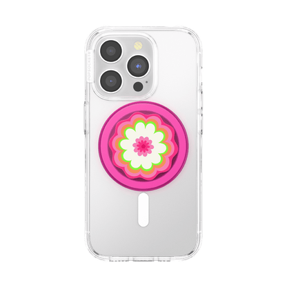 Molded Flower Kaleidoscope Pink — MagSafe PopGrip - US 30605
