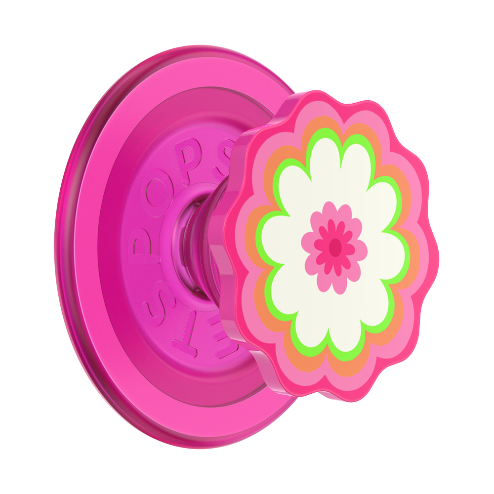 Molded Flower Kaleidoscope Pink — MagSafe PopGrip - US 16875