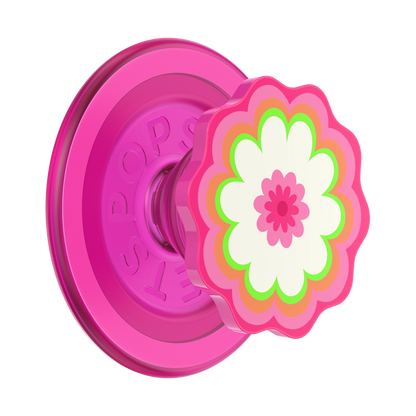 Molded Flower Kaleidoscope Pink — MagSafe PopGrip - US 30605