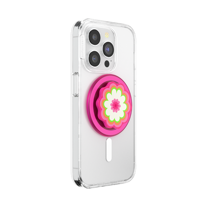 Molded Flower Kaleidoscope Pink — MagSafe PopGrip - US 39313