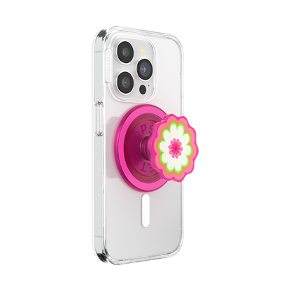 Molded Flower Kaleidoscope Pink — MagSafe PopGrip - US 06015