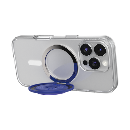 Aluminum Radial French Navy —  MagSafe Kick-Out Grip & Stand - US 17262