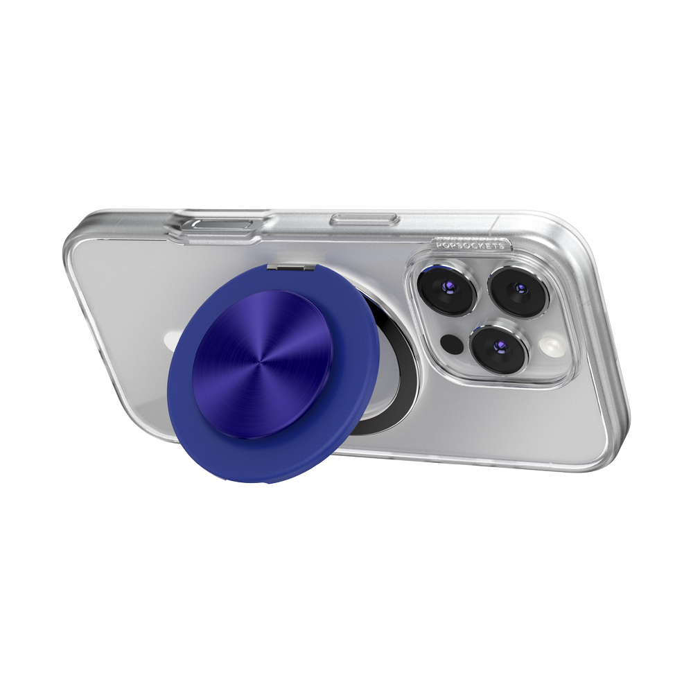 Aluminum Radial French Navy —  MagSafe Kick-Out Grip & Stand - US 17262