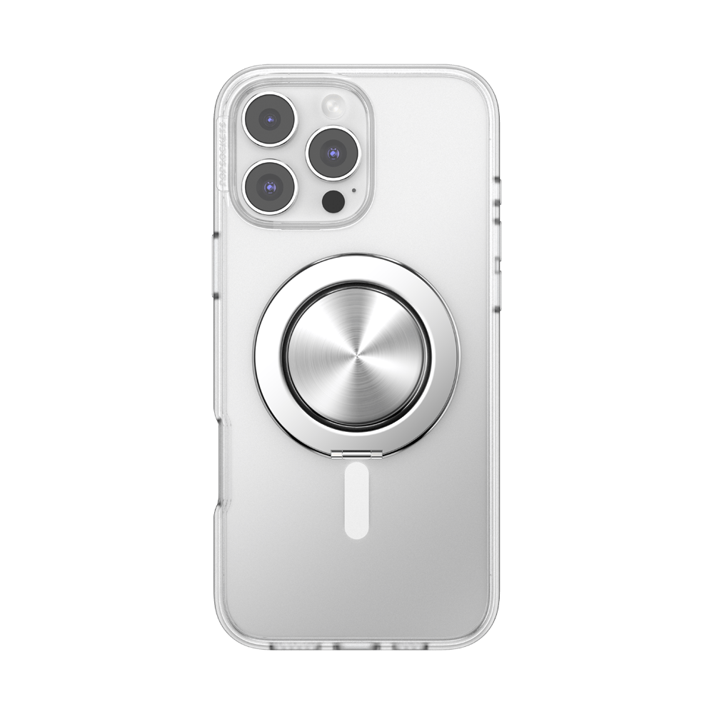 Aluminum Radial Silver —  MagSafe Kick-Out Grip & Stand - US 62630