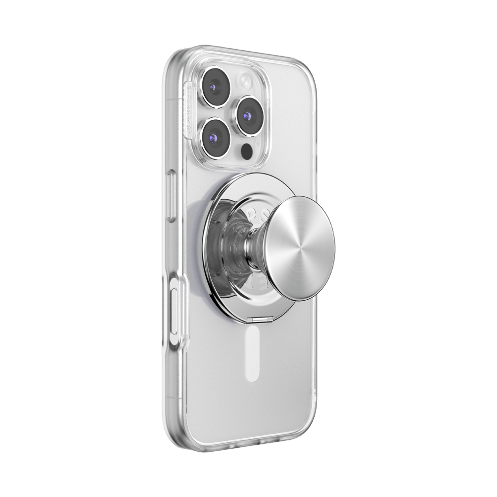 Aluminum Radial Silver —  MagSafe Kick-Out Grip & Stand - US 53269