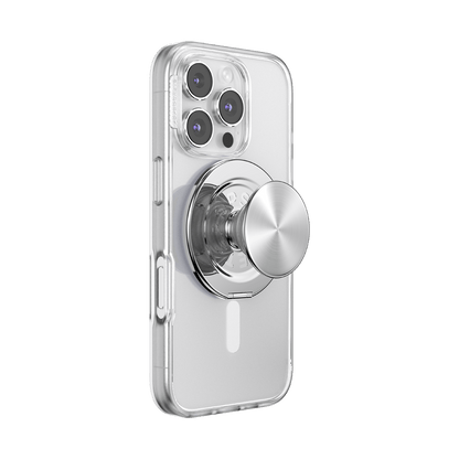 Aluminum Radial Silver —  MagSafe Kick-Out Grip & Stand - US 53269