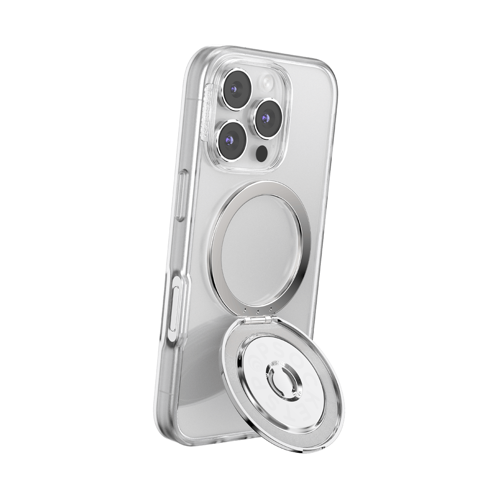 Aluminum Radial Silver —  MagSafe Kick-Out Grip & Stand - US 39107
