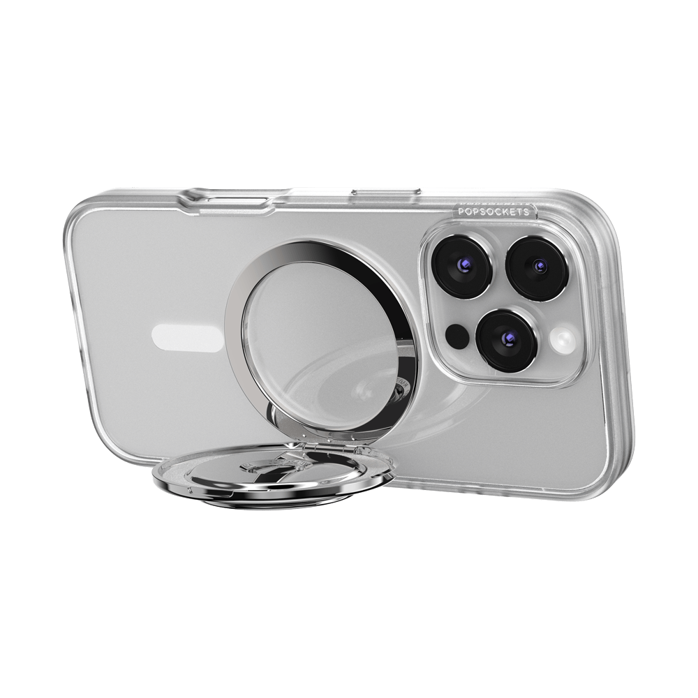 Aluminum Radial Silver —  MagSafe Kick-Out Grip & Stand - US 62630