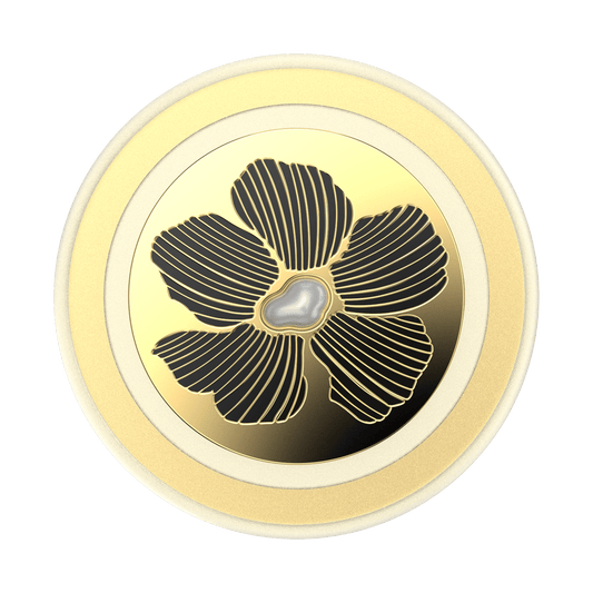 Enamel Mae Flower with Pearl — MagSafe PopGrip - US 39431